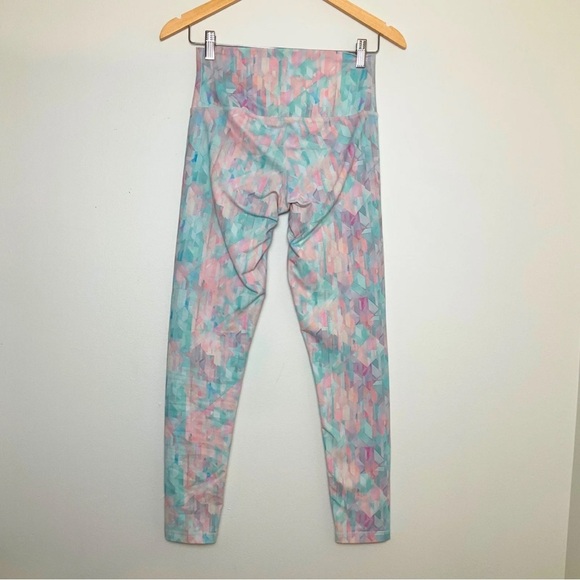 DYI Printed High Waisted Leggings | Pastel | Yoga | Medium - Picture 2 of 4